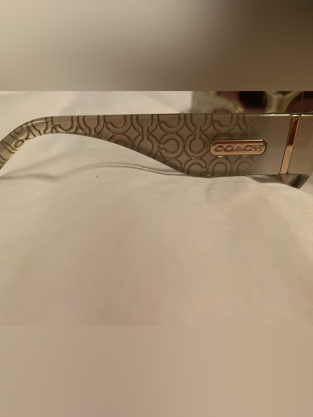 COACH Delaney Champagne Sunglasses - Picture 4 of 6